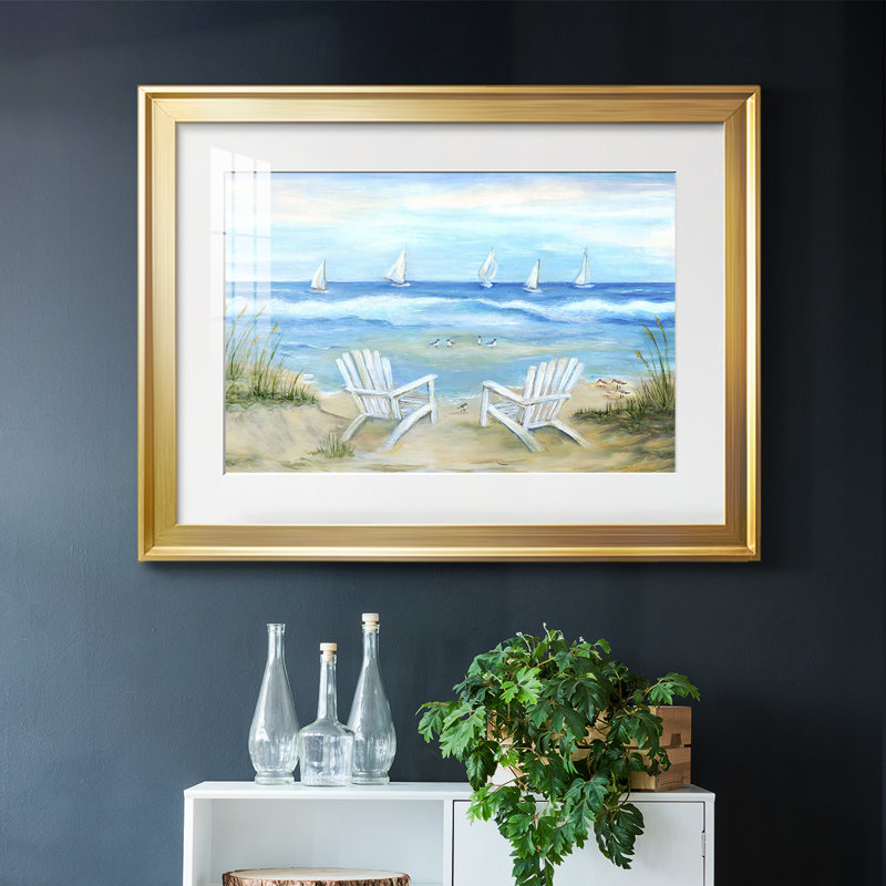 « Seaside Escape », Or, H 30 po x l 44 po x P 1,5 po