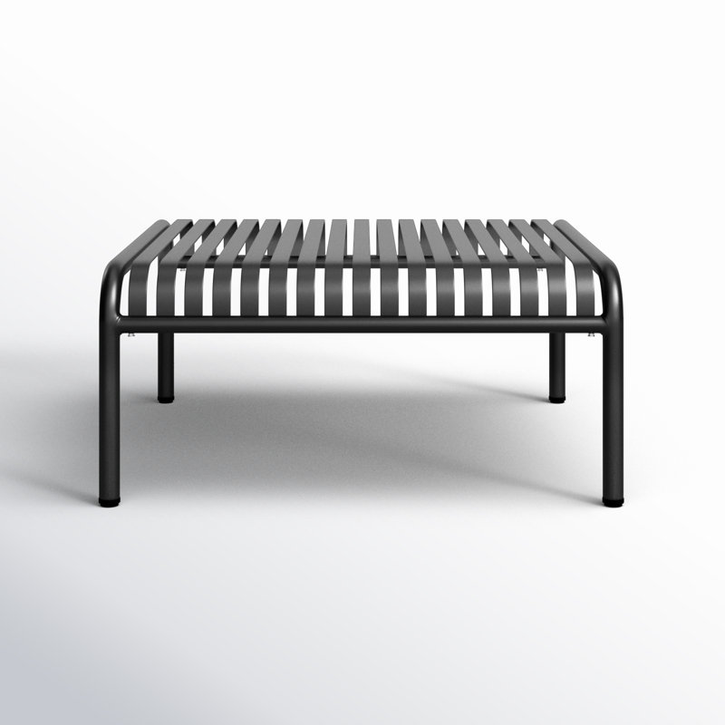Winchester Outdoor Patio Coffee Table, Black