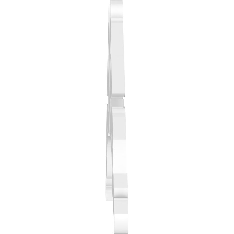 Pignon en PVC de qualité architecturale Rotherham, H 22,5 po x l 60 po x P 1 po, 8 / 12