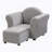 Recliner Chair, Kids Upholstered Couch With Ottoman