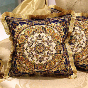 Dimitrov Embellished Throw Pillow