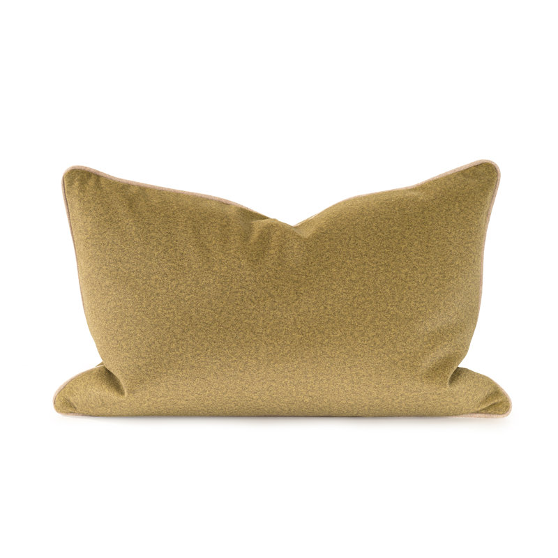 Oreiller Qiviut, Rectangle H 14 po x l 22 po, Mélange de duvet, Vert