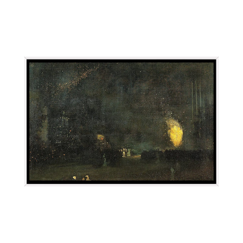Print, 101.6 cm H x 152.4 cm W x 4.445 cm D, White