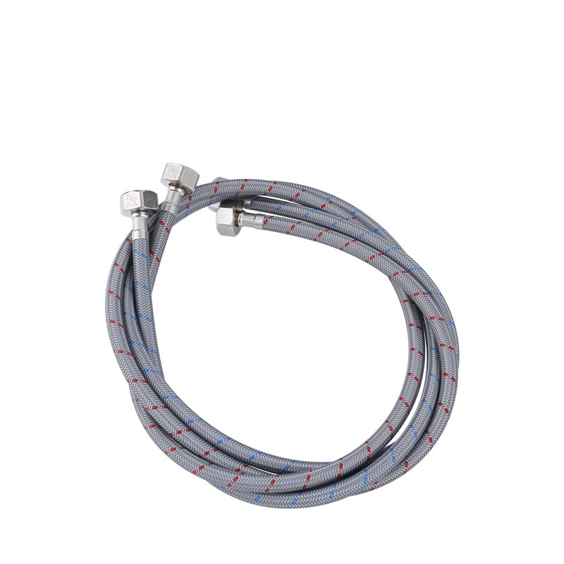1/2 In. Compression X 1/2 In. Compression X 48 In. Braided Nylon Stainless Steel Faucet Supply Line (2 Pack)