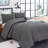 Solid Color Comforter Dark Color 3 PCs Bedding Set Deep Color Bed Comforter Set-115667178-115667186