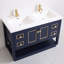 Ensemble de meuble-lavabo double autoportant 49 po Thome-1768579016-1768579017