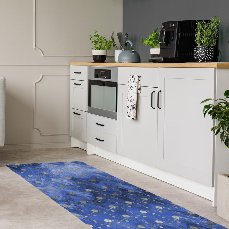 Tapis de planètes et étoiles monochromes, Tapis de couloir 2 pi 6 po x 8 pi