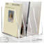 4 classeurs verticaux transparents pour porte-revues