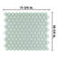 Carreau de mosaïque en porcelaine pour plancher et mur 1 "10-1 / 4" x 11-7 / 8 "Metro Hex-890723492