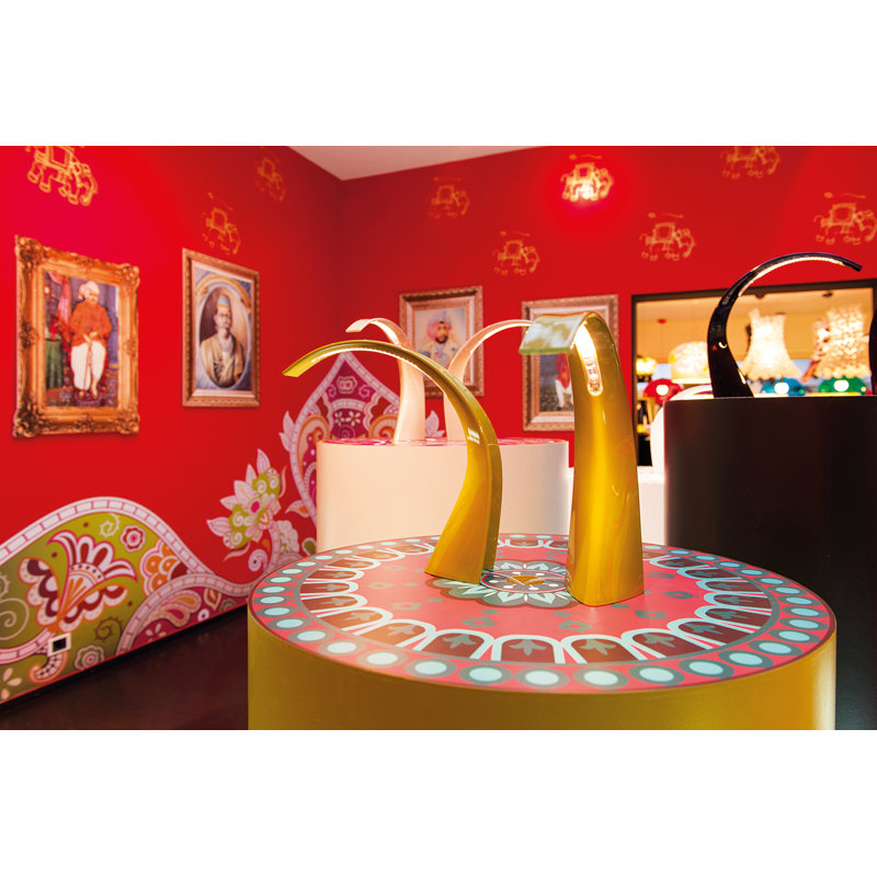 Taj Novelty Lamp, Crystal, 12.6'' H X 12.2'' W X 3.74'' D