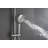 Showerspas Shower System, With 10" Rain Showerhead, 4-Function Hand Shower, Adjustable Slide Bar And Soap Dish