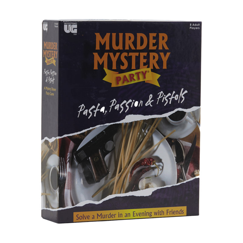 Murder Mystery Party Pasta, Passion and Pistols