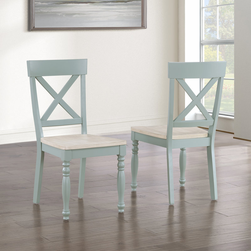 Darcy 42" Round Wood Dining Set, Green