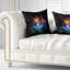 Flammes de réseau - Coussin imprimé abstrait-89816935-29347859