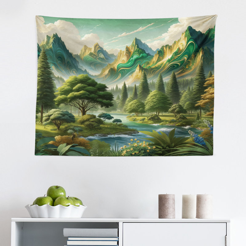 Tapisserie en microfibre, H 23 po x l 28 po