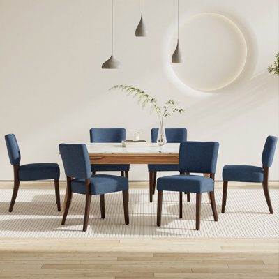 Upholstered Solid Wood Parsons Side Dining Chair