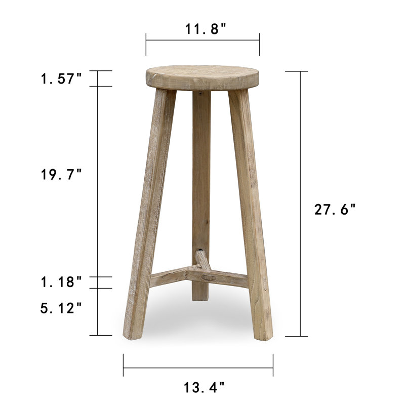 Solid Wood Stool