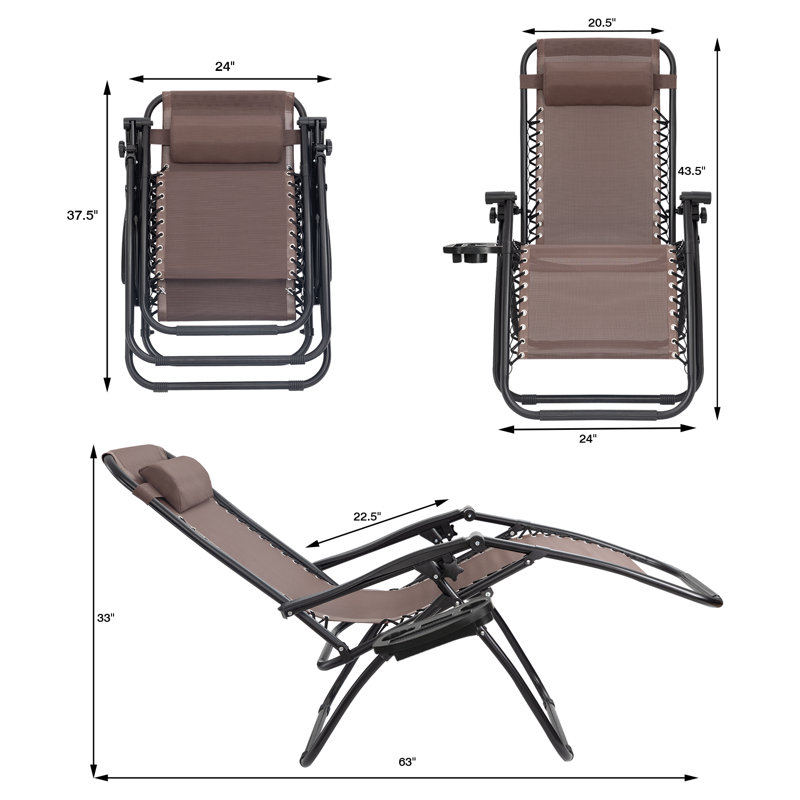 Fauteuil inclinable Kantzer, Brun