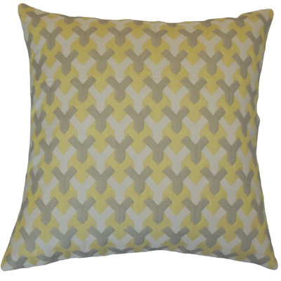 Oliwer Geometric Reversible Throw Pillow