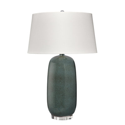 Balsam Ceramic Table Lamp, Teal