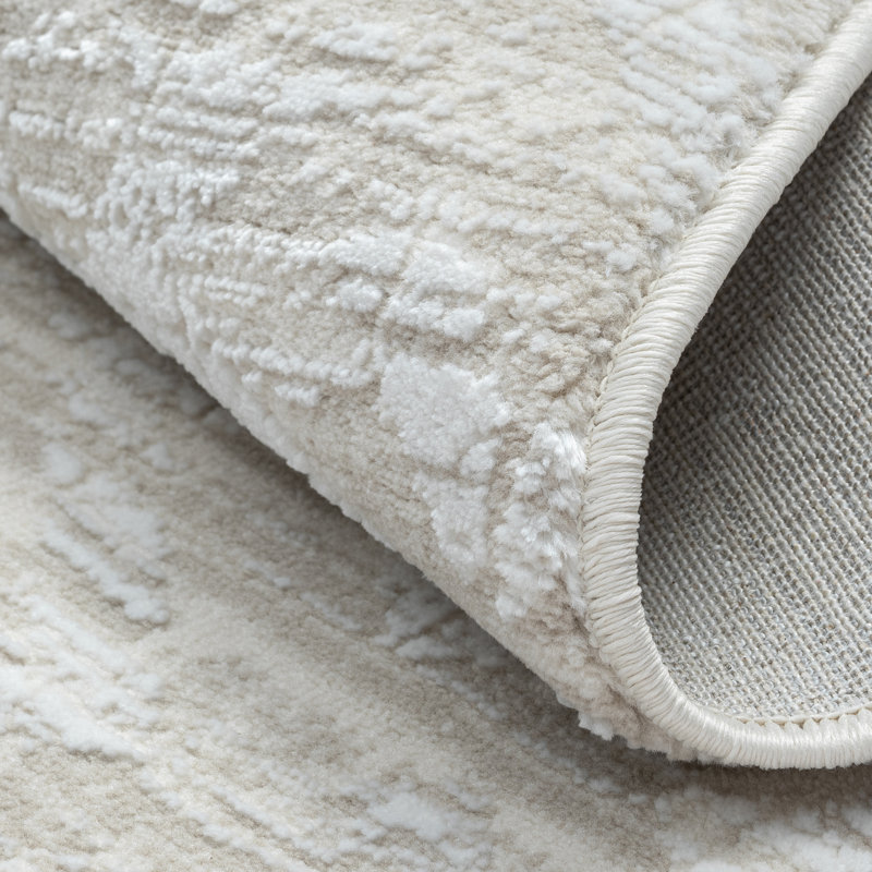 Sophia cream Rug, Round 120cm