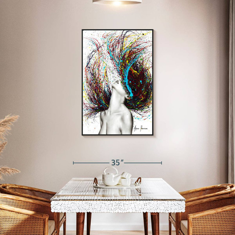 Excite, Floating Frame Black, 29" X 43"