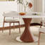 Ensemble de 7 tables de salle à manger modernes en pierre frittée moderne avec chaises en cuir de confort pour 6 personnes-160705596-158853009-158853013