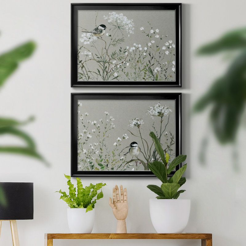 Bouquet de Grace Meadow I, toile encadrée de qualité supérieure - prête à être accrochée, H 30,5 po x l 42,5 po x P 3 po