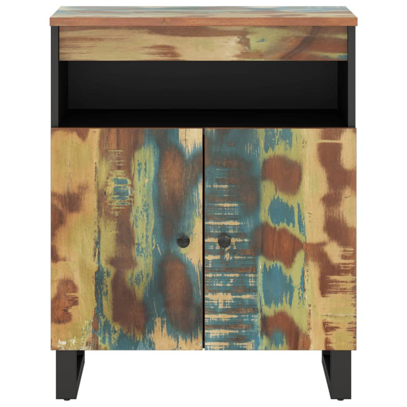 Gurveen 60cm Solid Wood Sideboard, Reclaimed Wood