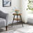 Round End Table With 3 Legs And 2-tier Storage-527450045