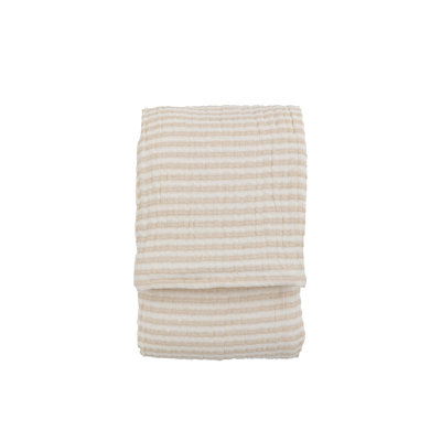 Avren Linen Blend Solid Colour Bedspread