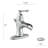 Single-handle Bathroom Faucet with Drain Assembly-100785467