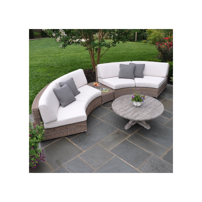 Sag Harbor Outdoor Side Table, Oyster