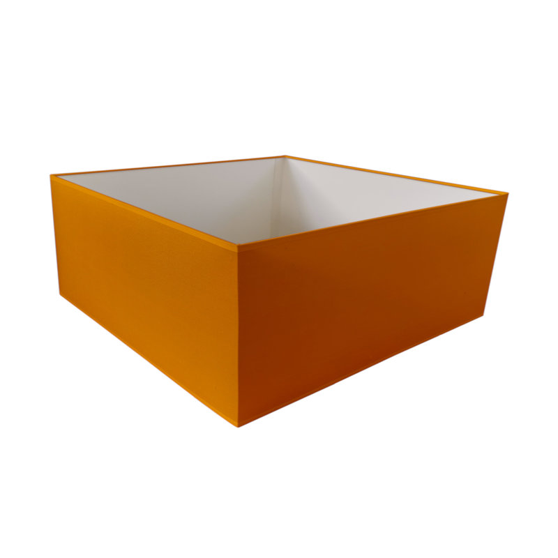 Silk Rectangle Lamp Shade ( Uno ), Tangiers, 25cm H x 40cm W x 40cm D