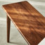Ensemble de table de salle à manger rectangulaire simple en noyer noir-110434410