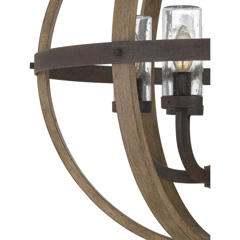 Luminaire suspendu sphère 6 lumières Powley
