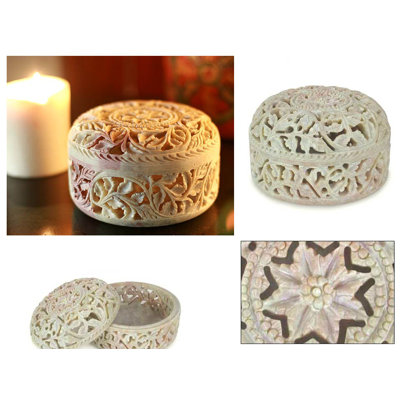 Boîte à bijoux floral arabesque