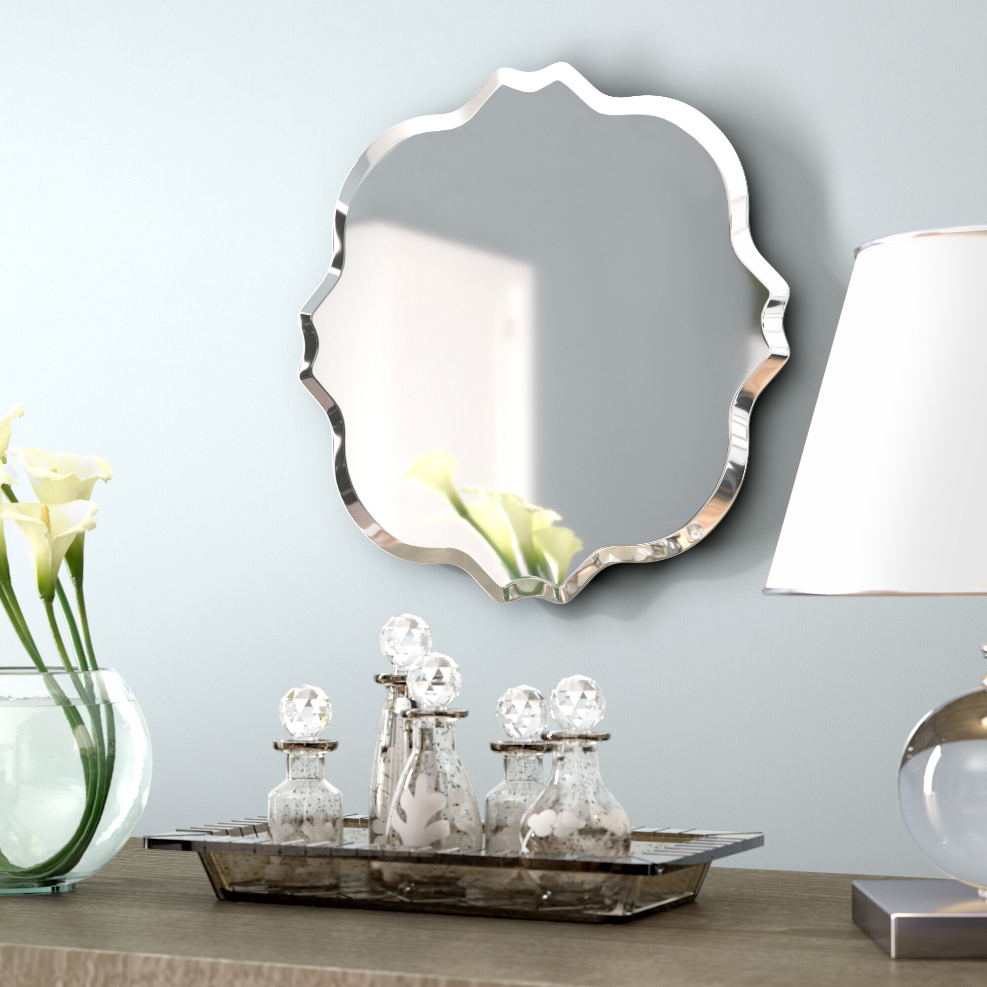 Harriet Bee Bassick Accent Mirror & Reviews | Wayfair