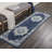 Burnie Oriental Blue/White Area Rug-1091460390