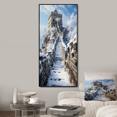 Grande muraille de Chine en hiver I - Art mural japonais
