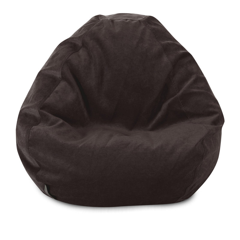 Fauteuil à billes standard, H 23 po x l 35 po x P 35 po, Tempête, Sergé polyester