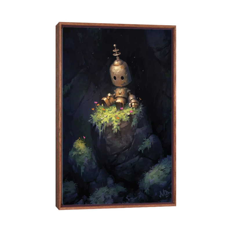 Art sur toile Secret Garden, H 26 po x l 18 po x 1,5 po, Toile classique avec cadre brun