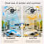 Ventilateur de plafond 19,7 pouces avec lumières avec télécommande de style moderne papillon, noir, ventilateur pour chambre à coucher, salon, minuterie, silencieux, préféré des enfants