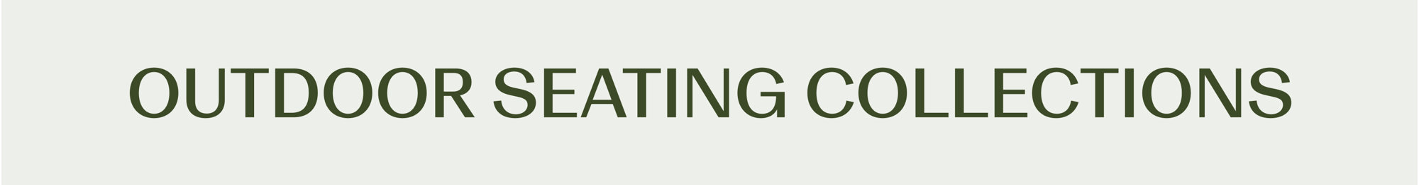 Outdoor Seating Collections