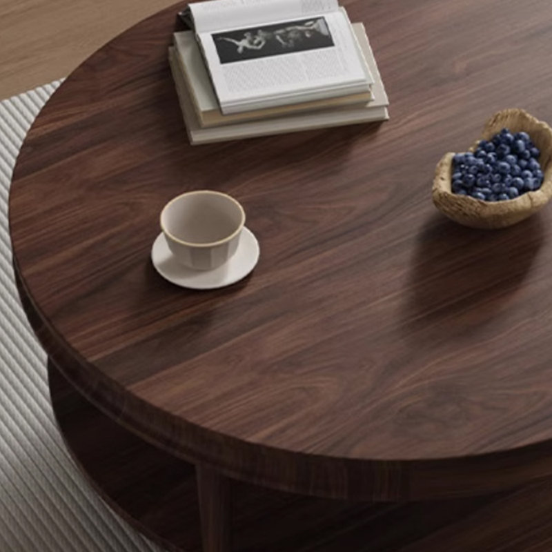 Retro high-end design coffee table, 19.68" H x 29.52" L x 29.52" W