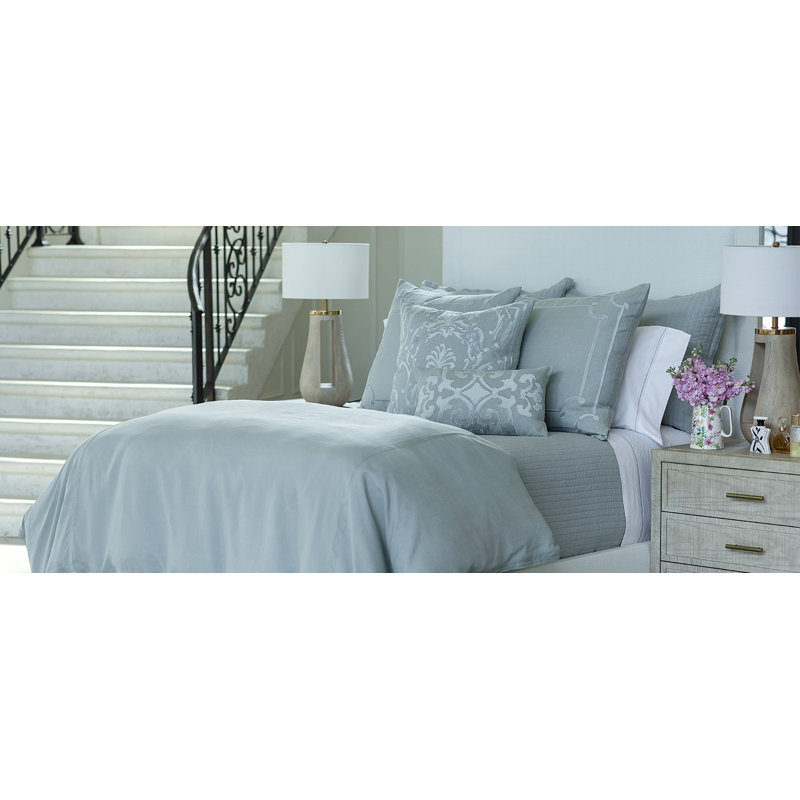 Louie Square Pillow Cover & Insert, Sky