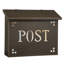 Boîte aux lettres murale en laiton 16,5 po x 13,3 po Pasadena-12506255-12506259