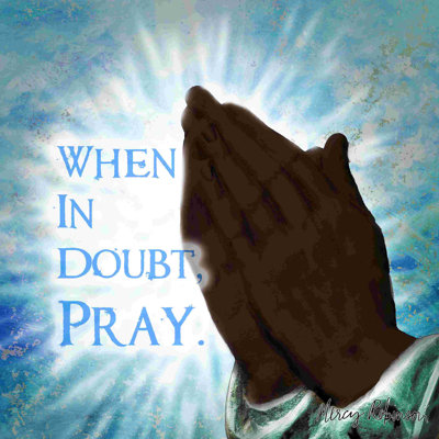 " Praying Hands Doubt Religion 2 "