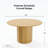 Solid Wood Dining Table Round Pedestal Kitchen Table-313468528-313468542