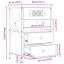 Bedside Cabinet 40 X 31 X 60 Cm Engineered Wood-690829349